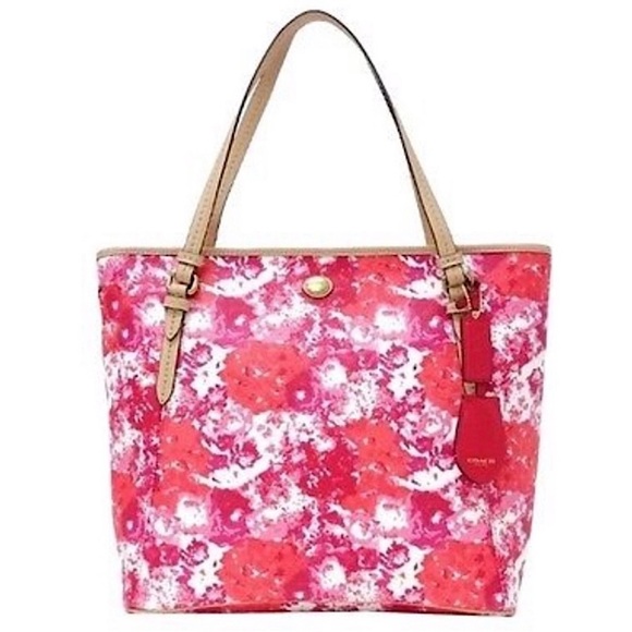 COACH • Metro Floral Tote Bag Shopper Purse - Picture 1 of 10